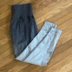 Aoxjox Workout Seamless Leggings Sz L Grey hombre like new